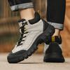 Men's Hiking Boots Waterproof Snow Boots Leather Sneakers Male Outdoor Sports Shoes Size 39-45