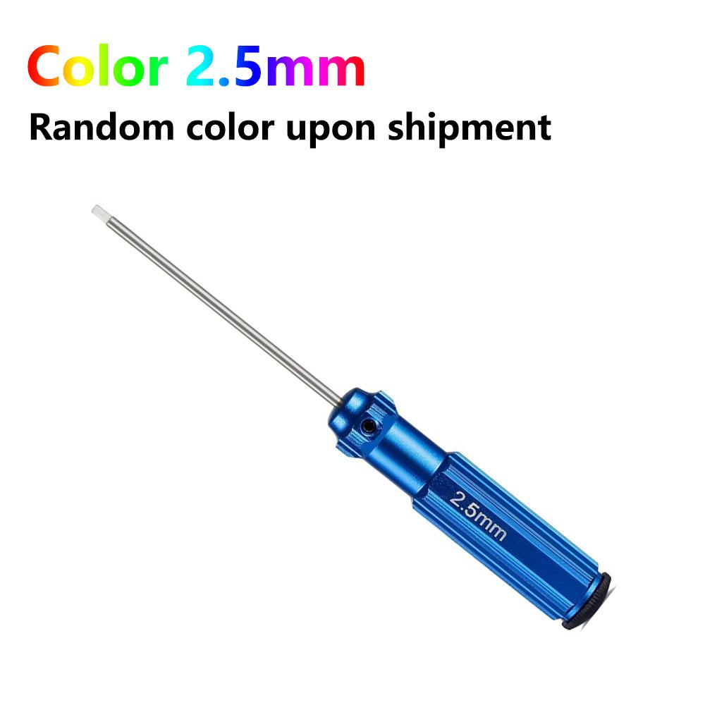 

RC Tools Hexagonal Screwdriver Hardened Titanium Plated, 1 Piece 1.5 2.0 2.5 3.0mm Screwdriver for Helicopter Toys