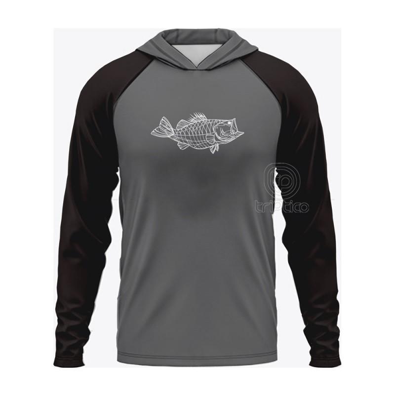 Mens Quick-Dry Hooded Fishing Shirt UV Protection Long Sleeve Lightweight Sportswear Outdoor Angling Water Activities