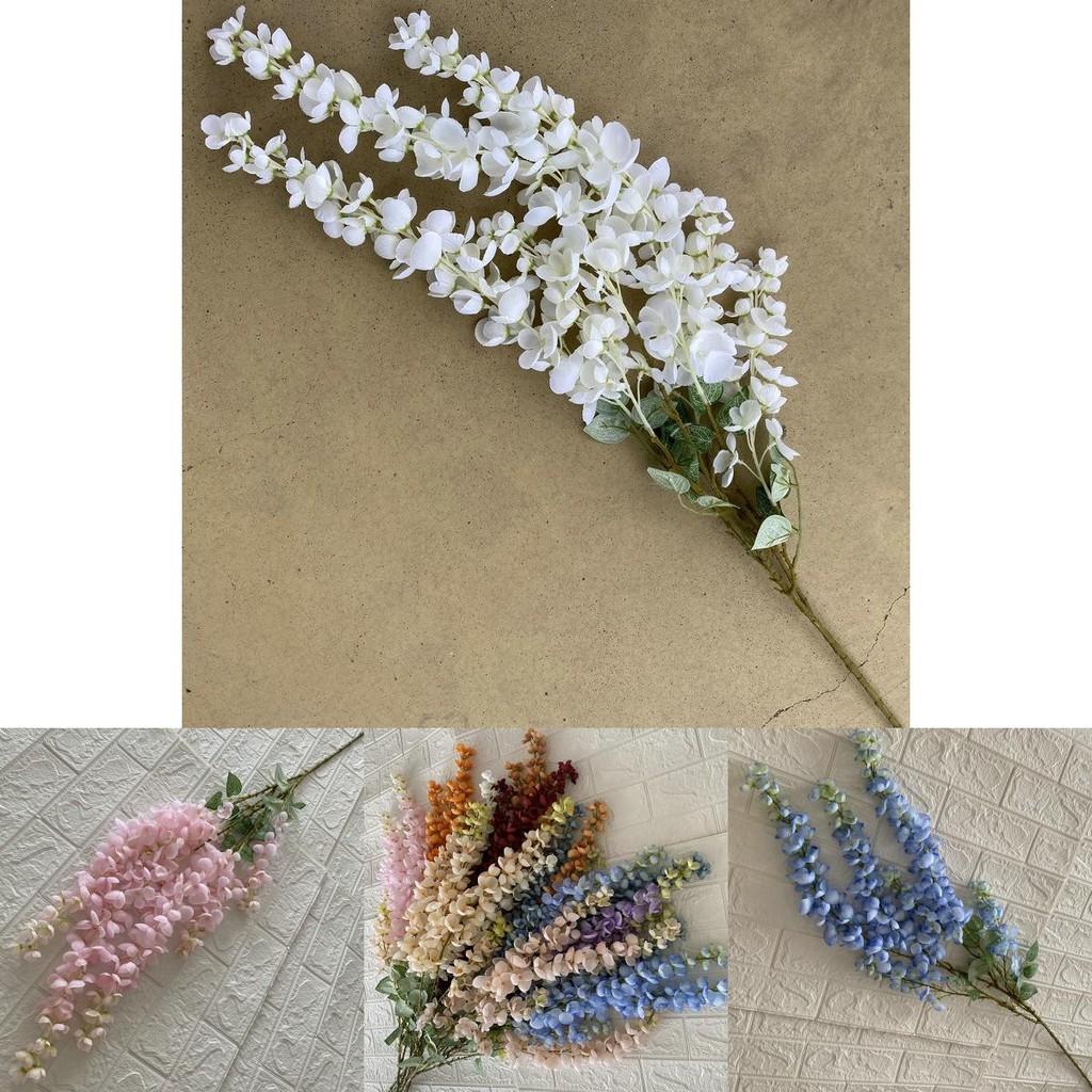 Silk Wisteria Floral Decor For Wedding Ceremony Venue Wall And Ceiling