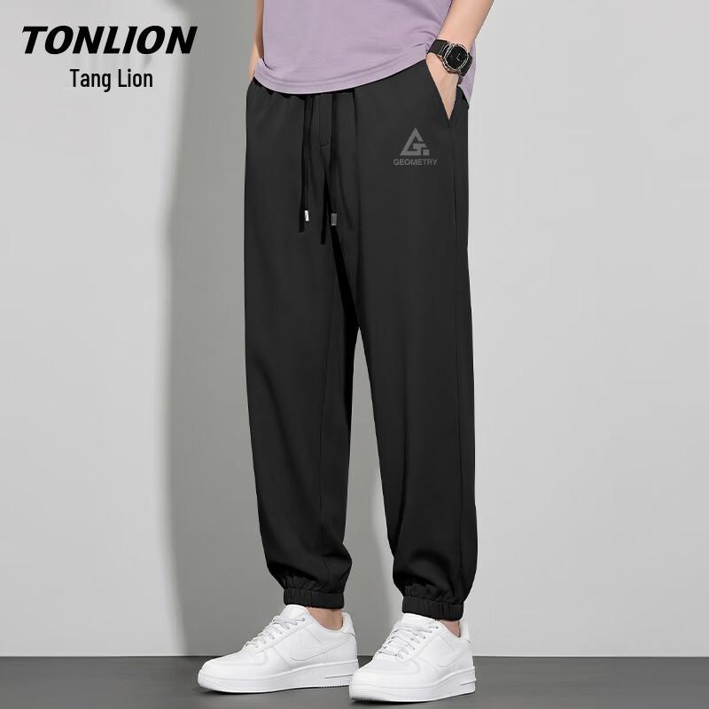 TonLion Men s Ice Silk Quick-Dry Jogger Pants XL