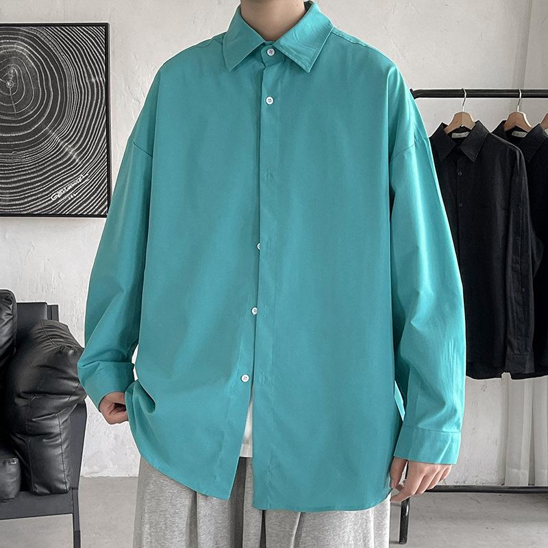 2026 Men Oversize Shirts Spring Men Preppy Shirt Unisex Woman Casual Street Fashion Blouses Streetwear Men Clothing