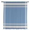 Blue Stripes Texture Tulle Sheer Curtains For Living Room Bedroom Kitchen For Windows Voile Drapes Home Decoration