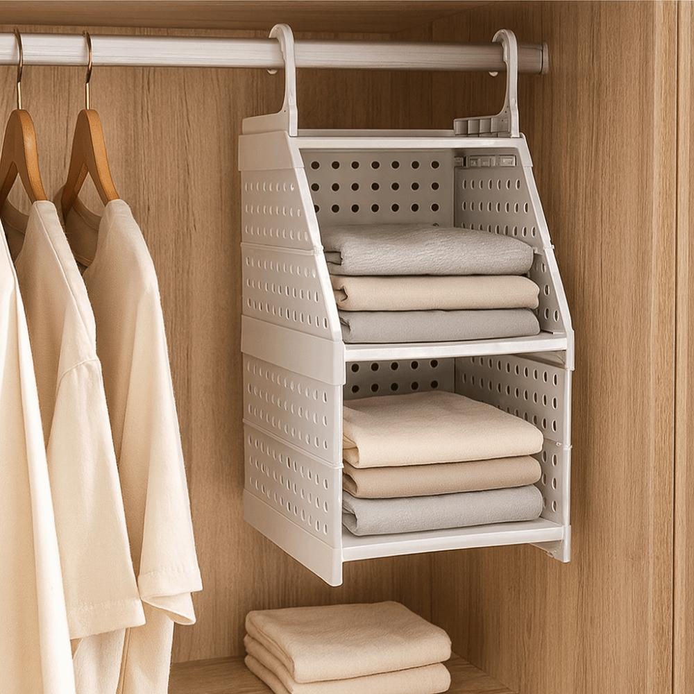 Multi-Layer Hanging Closet Organizer - Image 2
