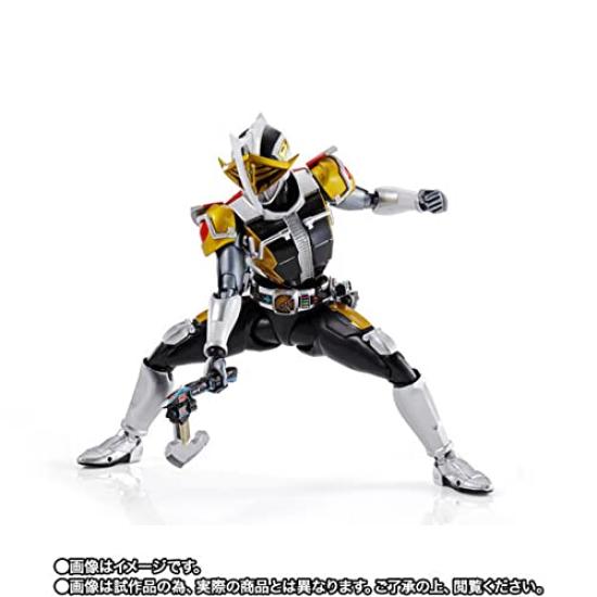 item Kamen Rider Rod Form Figure Action Figure Character Base Style Metallic Blue Gold Ax Head Type No-brand Den-O Form/Ax (Tokusatsu)