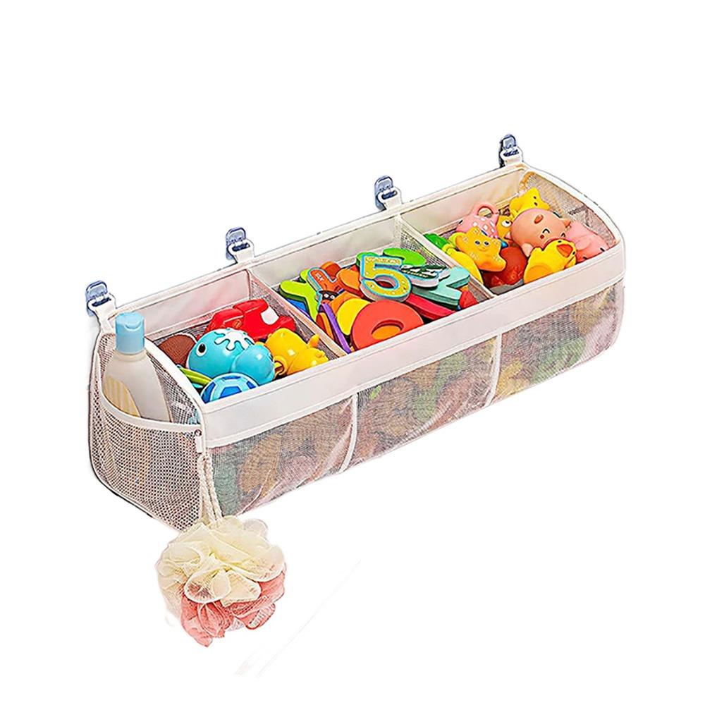 Большие отверстия Органайзер для игрушек в ванну Дышащий держатель для хранения в ванной Прочная подвесная сетка для хранения Закуски Style 1 990₽
