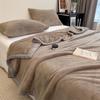 Pluche melkvliesdeken met hoog gramsgewicht: Dubbelzijdige, Dikke, Warme Bank/Slaapbank Plaid