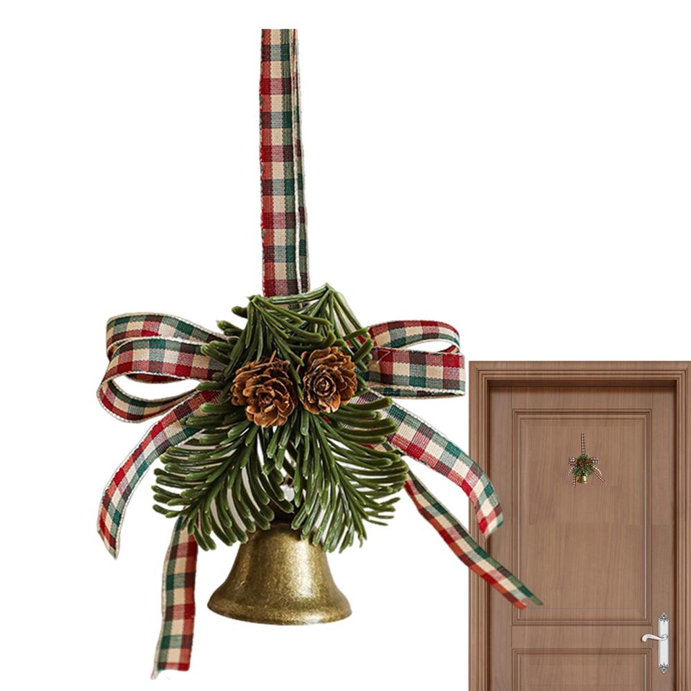 Christmas Bells For Door Iron Farmhouse Decor Christmas Hangable Bells For Entryway Hallway Staircase Living Room Dining Room