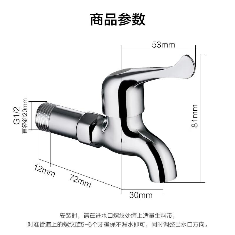 SBPG Brass Single Cold Water Faucet