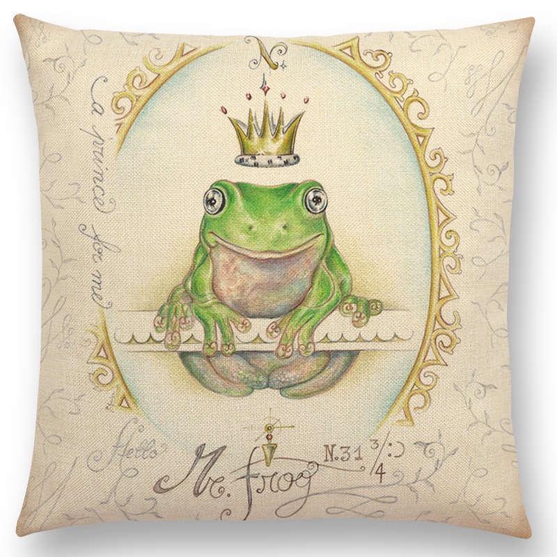 Charming Bird Blue Whale Hedgehog Moonlight Owl Bat Bee Octopus Cushion Cover Pillow Case
