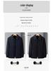 Men's Thickened Cotton Lapel Coat - Warm Winter Jacket for Mid-Aged and Elderly - Plus Size Available