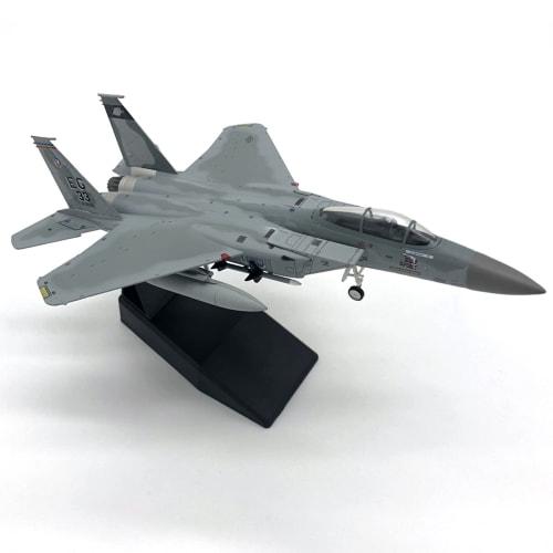 Mkphargin 1/100 Scale Diecast Airplane, F15 Eagle American Navy Airplane Model, Collectible Gift, Home Living Room Decoration