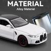 1:32 M4 Coupe 320i Model Toy Car Alloy Body Rubber Tires Doors Opened Pull Back Simulation Toys Models Presents for Children