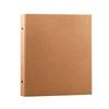 A5 Cowhide Loose-Leaf Binder Shell Information Bag Storage File Folder Folder 20-Hole Student inside Pages of Notebook Paper Clip