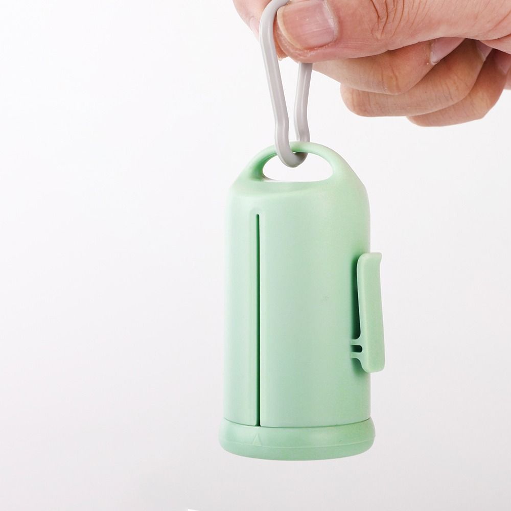 PP+PE Dog Poop Bag Dispenser With Hook Hanging/Clip Puppy Waste Bag Holder Visible Window Portable Pet Garbage Bags Storage