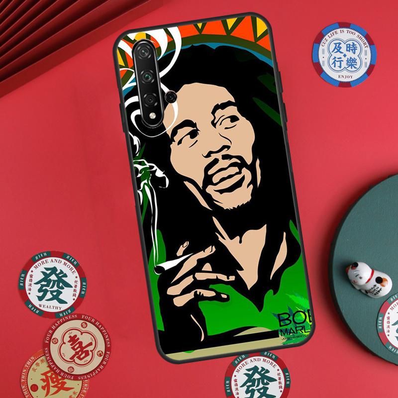 Reggae Bob Marley For Huawei Nova 12s 12i 7i 8i 11i Y73 Y70 Y90 Y60 Y72 Y61 Y91 9 10 SE P30 Pro P40 Lite Case
