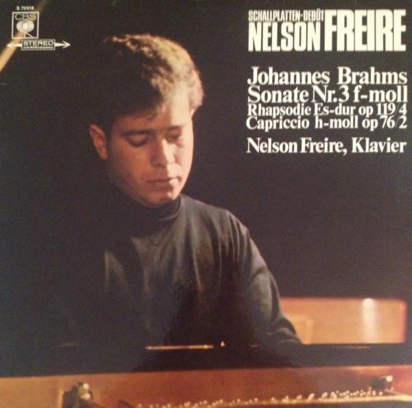 

LP Record JOHANNES BRAHMS / NELSON FREIRE - Sonate Nr. 3 F-moll, Rhapsodie Es-d S72618 CBS 1968 Germany Classical Used