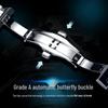 Ailifeida Men's Quartz Watch: Hollow Design, TikTok Streaming, Waterproof, Business Style, Calendar Feature.