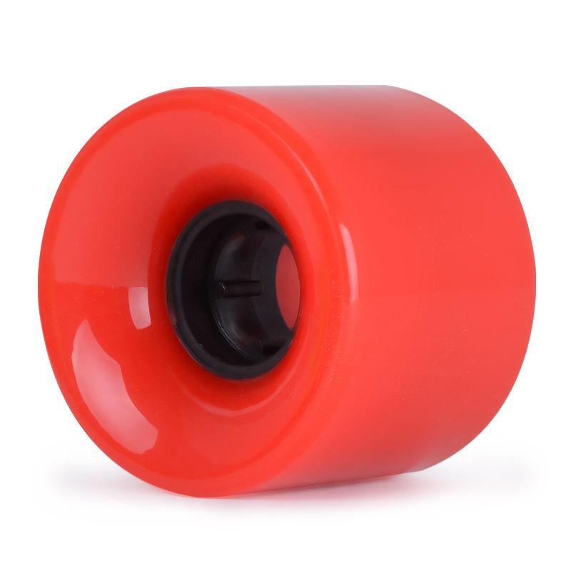 Set of 4 Wheels Custom LOGO PU Material 70MM Skate Board Longboard Skateboard Wheels красный