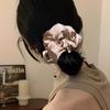 Solid Color Elastic Ponytail Scrunchie Soft Hair Band Headwear  for Women Girls Hair Accessories
