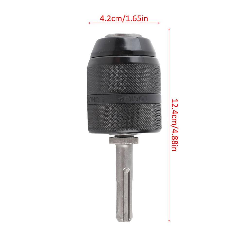 2-13mm Capacity Metal Keyless Lathe Drill Chuck Converter with SDS Adapter Accessories Keyless SDS Chuck