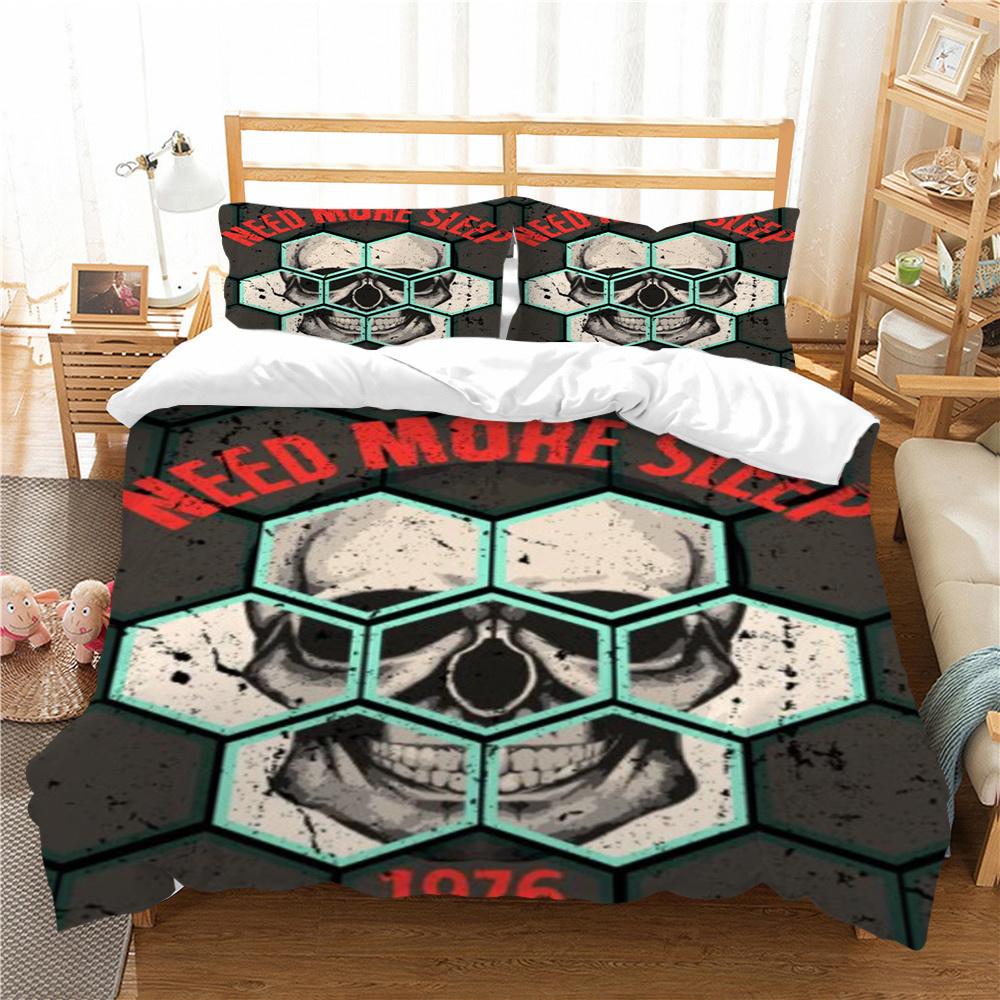 Set de lenjerie de pat cu imprimeu creativ Copii Adolescenți Seturi de lenjerie de pat dublu King Size Textile de casă de lux