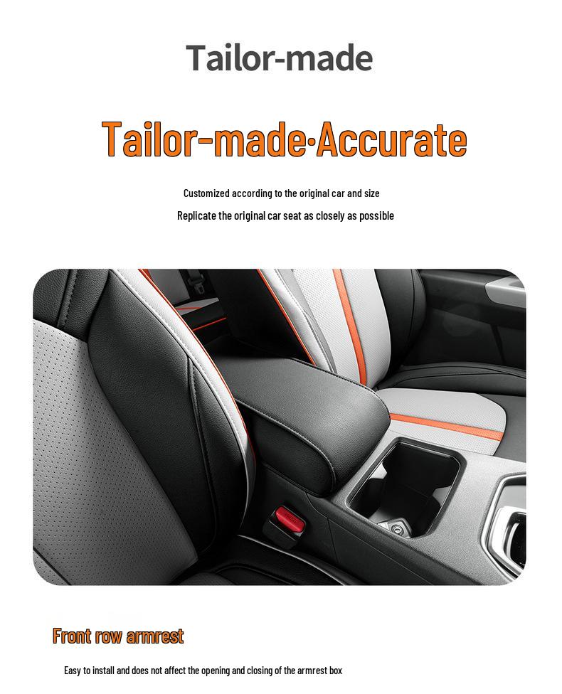Universal Leather Seat Covers for Dongfeng Fengshen E70 - All-Season, Full Enclosure