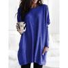Long Sleeve Casual Pocket Pocket T-shirt T-shirt Top Long sleeve Casual Pocket T-shirt Top Women
