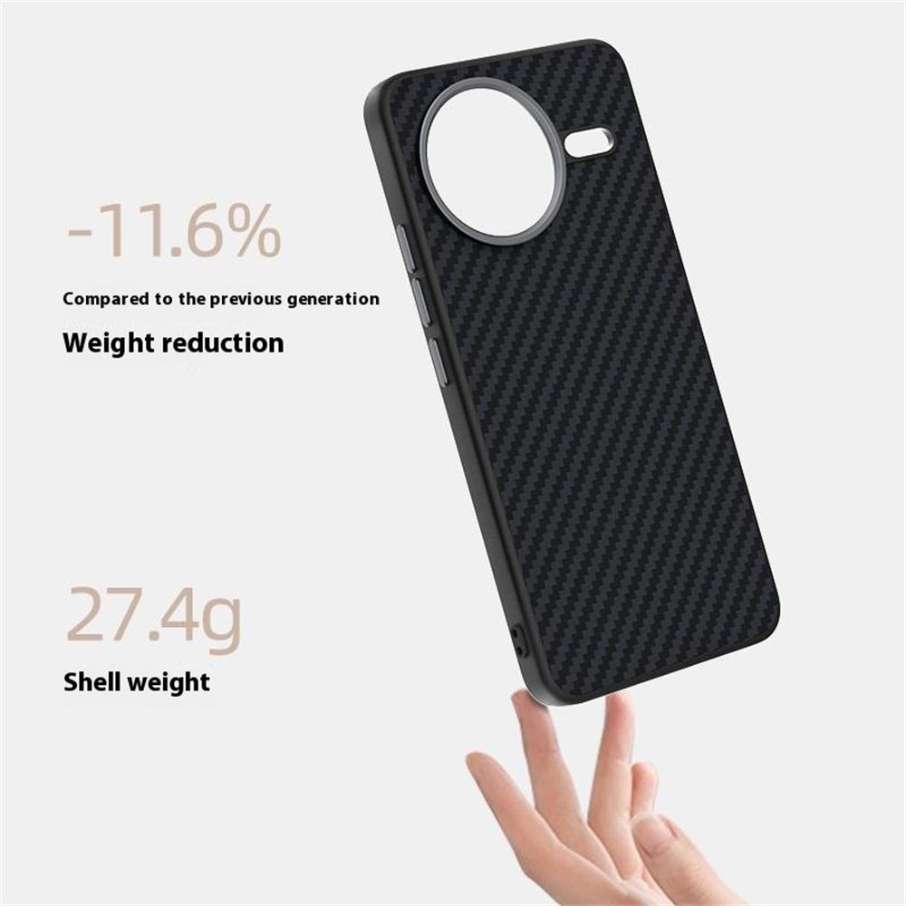 ABEEL For Xiaomi Poco F7 Ultra 5G/Redmi K80 Pro 5G Case Compatible with MagSafe Carbon Fiber Texture Back Cover