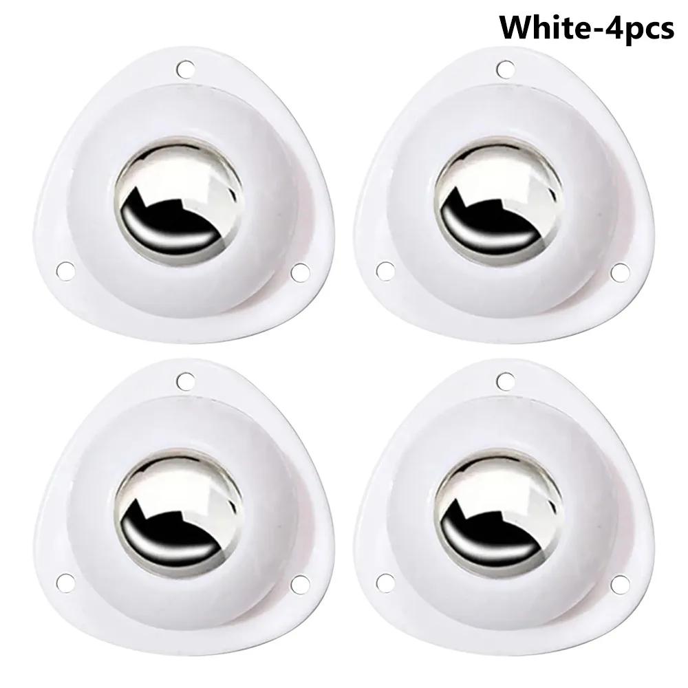 4Pcs/set Self Adhesive Caster Wheel 360 Swivel Mini Mute Furniture Casters Heavy Duty Moving Plastic Rolling Pulley