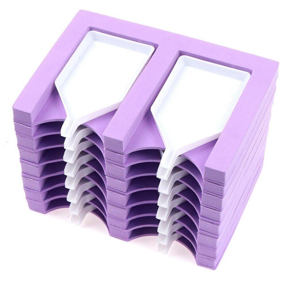 

Коробка для хранения алмазной живописи на 16 ячеек, органайзер из пены ЭВА, аксессуары для вышивки фиолетовый