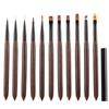 Japanese Sandalwood Nail Art Round Liner & Builder Gel Brush Set