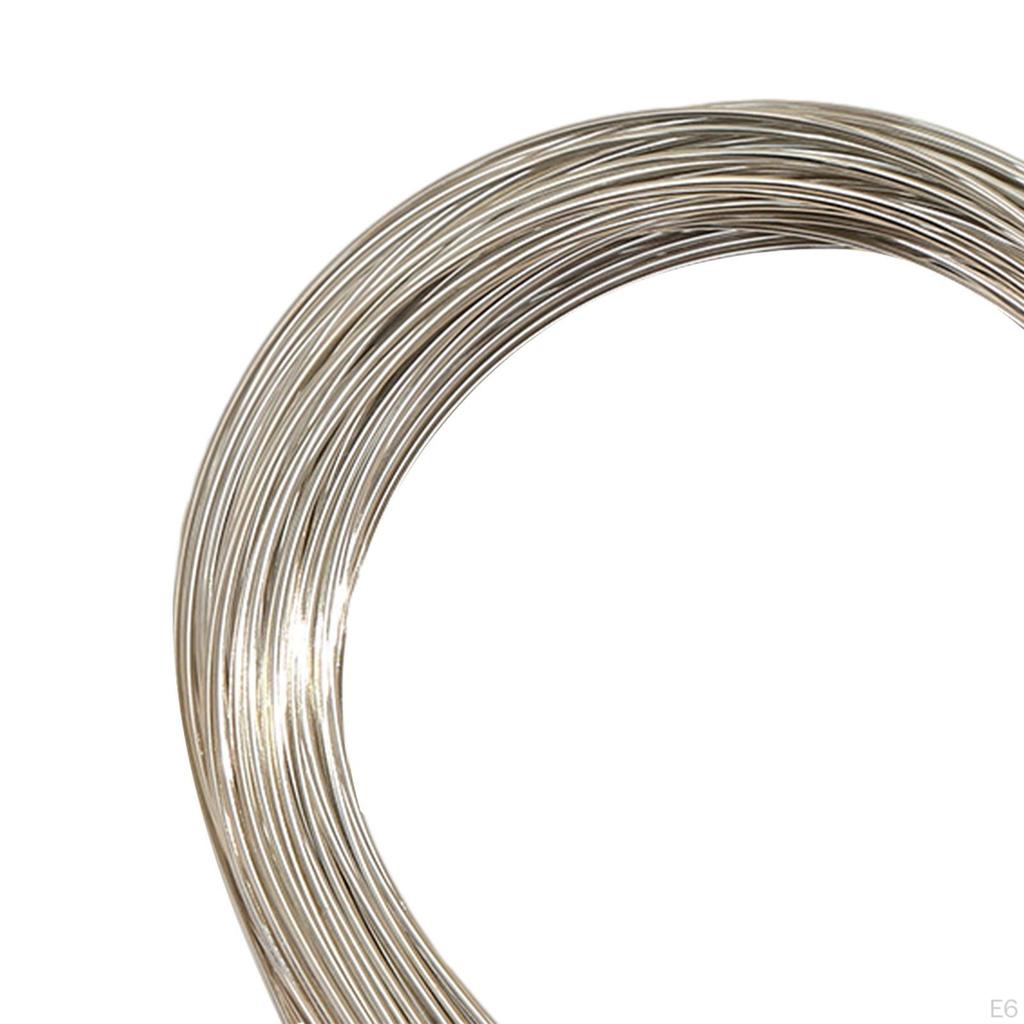 50 Bulk Pack 1.2 Mm Thin Width White Plain Dur Metal Bands Men Wire Bangs of Lukered Hair