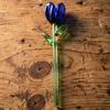 Mini Glass Flower Ornament Handmade Colored Glass Flower Miniature Collectible Tiny Flower Decoration for Table Centerpiece Bookshelves Micro