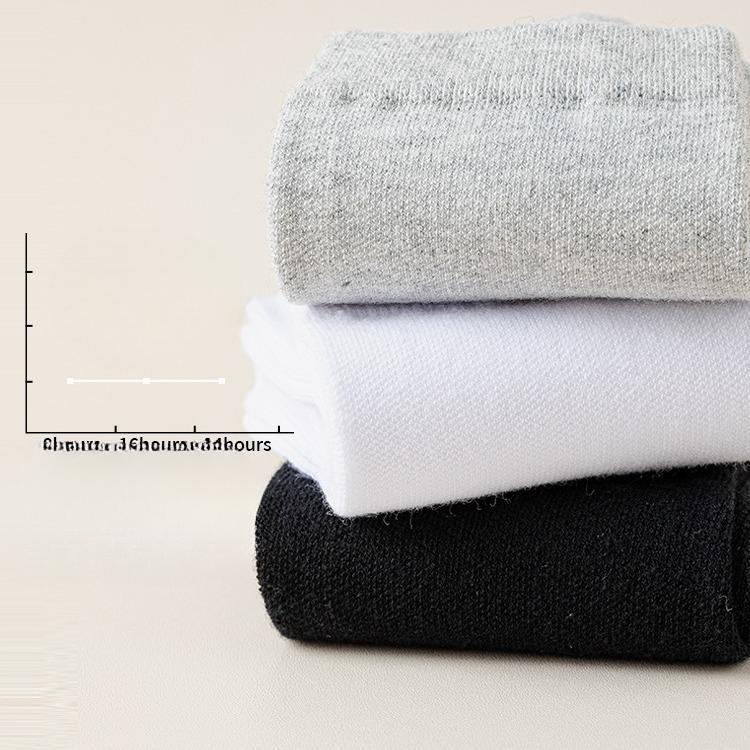 3 Pairs of Essential Oil Socks, Men's Summer Thin Cotton Socks, Antibacterial, Deodorizing, Sweat-absorbing Sports Men's Boneless Boat Socks