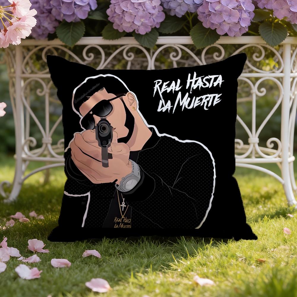 Rapper A-Anuel AA Cushion Cover Home & Car Dual-Scene Pillow Cover: Reversible for Premium Comfort