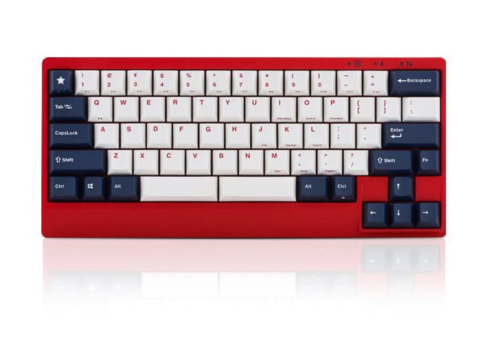 

Leopold FC650MDS WhiteBlueStar Mechanical Keyboard English US Layout 65 Keys Wired Connection MX Speed Silver 65% USB-C (CHERRY Axis)