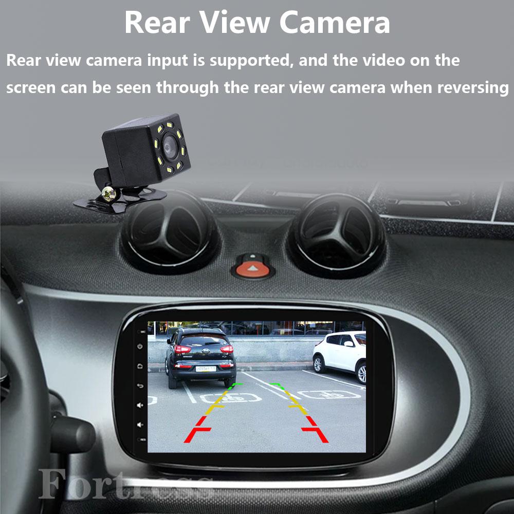 2Din Android 12 For Mercedes Smart 453 Fortwo 2014 - 2020 Autoradio Multimedia Player 1280*720 Screen Carplay Car Radio 2Din DVD