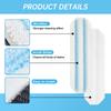 For Vileda H2prO / O-Cedar H2prO Flat  Mop Pad Rags Washable Reusable Microfiber Mop Pad Replace Accessories