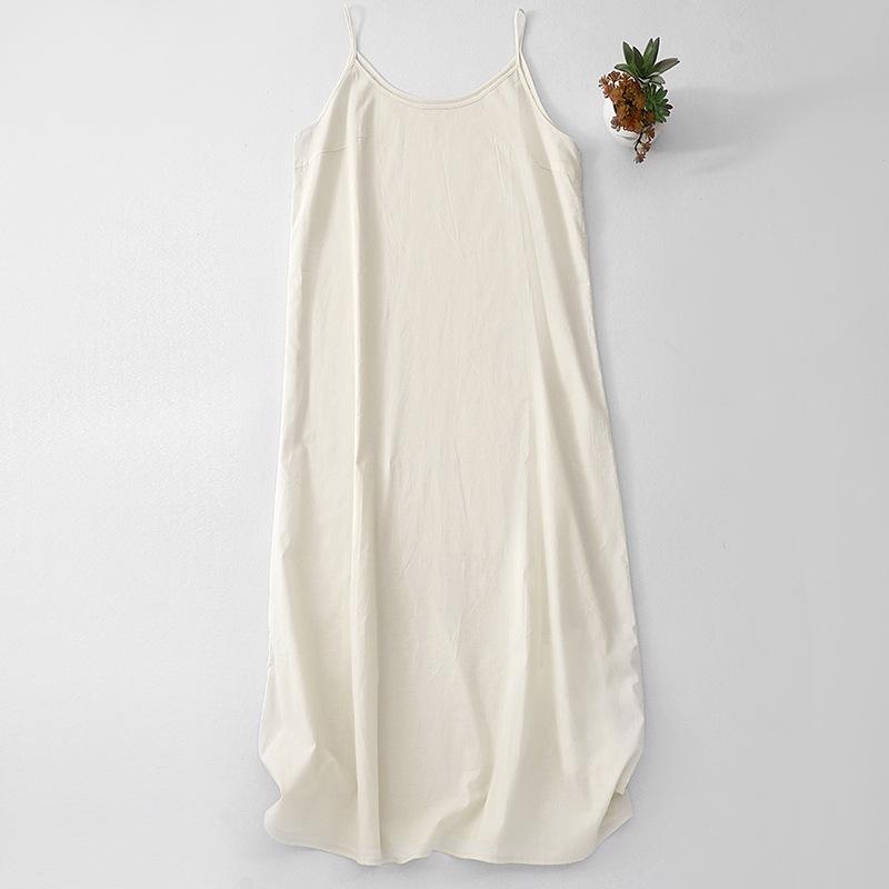 

2025 весна и лето новый темпераментный сарафан миди и длинный внутренний подъюбник женская юбка с защитой от просвечивания 2XL абрикосовый