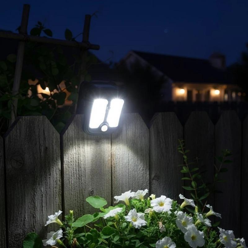 8PCS Clip on Solar Lights LED Outdoor Motion Sensor Garden Light With 4 Lighting Modes Waterproof For Camping Fence Garage Lamp