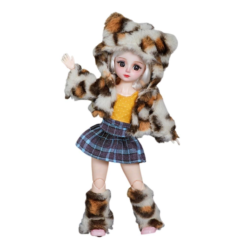 1/6 Scale Doll Lolita Skirt 30cm Size Sweater Coat Pretty Sweater Doll Outfit Set  Girls Toys