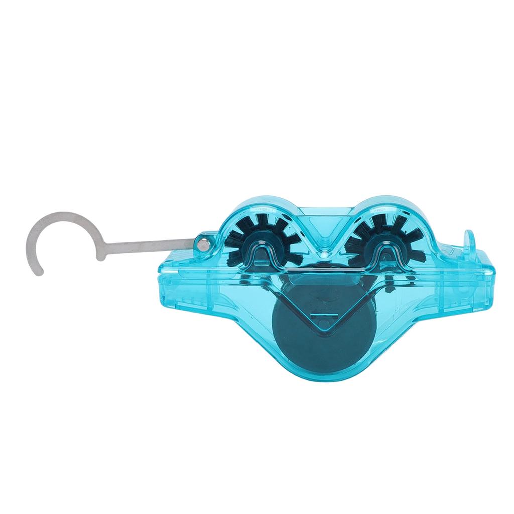 Bike Chain Cleaner Impact Resistance Handsfree Cycling Chain Scrubber for Mountain Bikes Road Bikes Blue