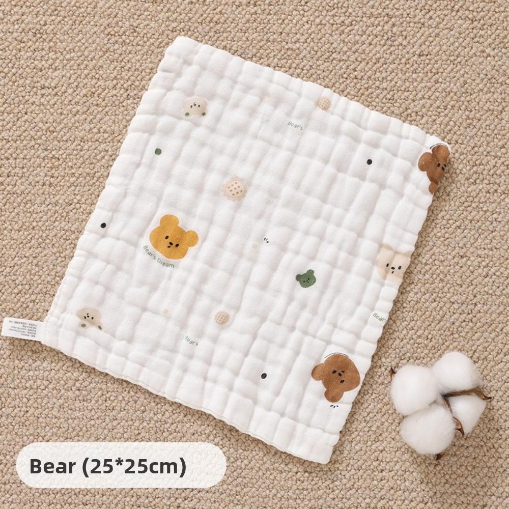 2PCS Embroidery Design Burp Cloth Small Square Newborn Bib Absorbent Baby Saliva Towels For Toddler