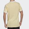 Adidas Originals Retro Striped Series 3-Stripes Tee Logo Stripe Short Sleeve T-Shirt Men Tops Yellow FM3777