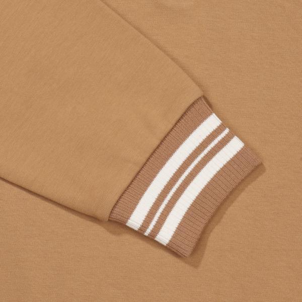 Fila Half Zip Mixed Fabric Sweatshirt