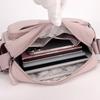 Women's Multi-Layer Shoulder Bag Solid Color Crossbody Bag Mother Bag