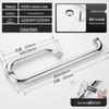 Stainless Steel Bathroom Grab Bar & Shower Handle