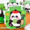 High Quality Panda Pocket Notebook 50Sheets Square Notepad Blank Inner Page Loose-leaf Mini Notebook Student