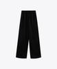 MARIE CLAIRE Linen Semi-Wide Elastic Waist Pants (Mafbsl41Mbk)